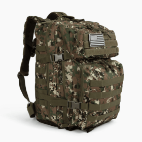 Tactical 45L Molle Rucksack Backpack (Color: Camo ACU)